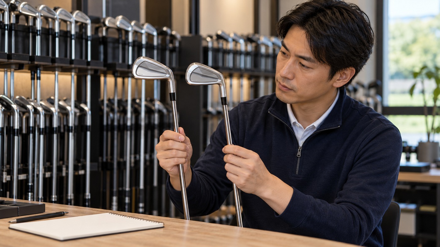 5番〜PWと6番〜AWは何が違う。クラブ選びの参考イメージであり、エポン AF-506 中古の実物写真ではありません