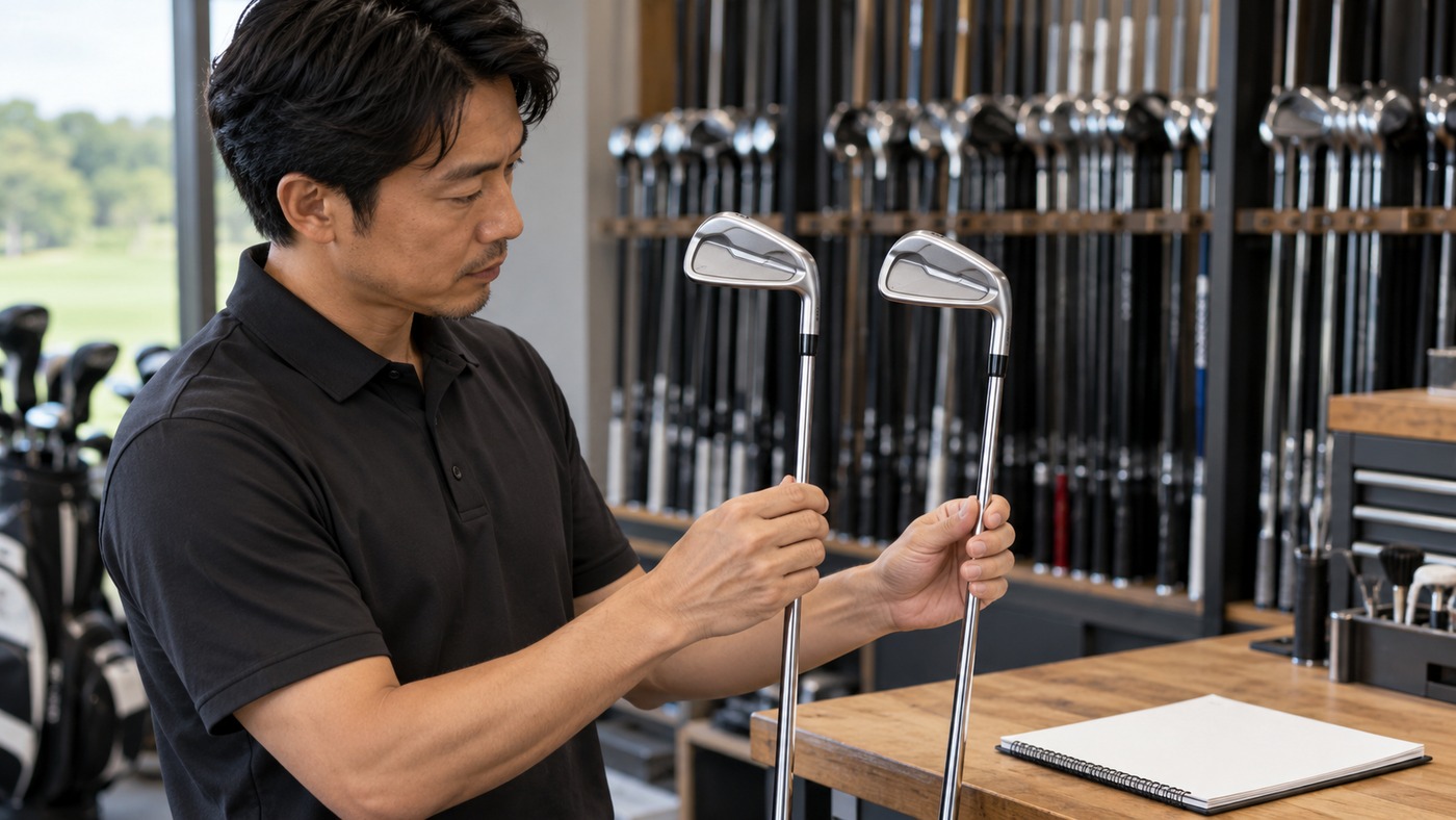 5本・6本・G入りを番手で比較する。クラブ選びの参考イメージであり、三浦技研 CB-301 中古の実物写真ではありません